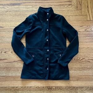 Size medium tall Eddie Bauer Radiator Knit Jacket Black